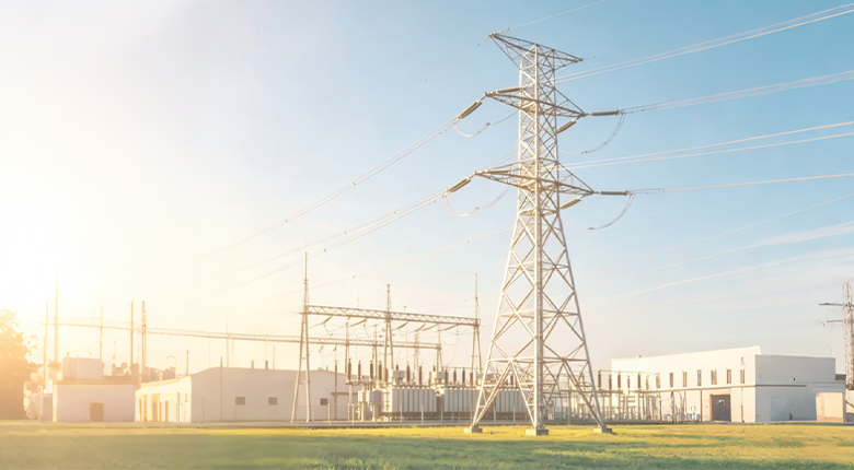 Distribuição de energia de fábrica